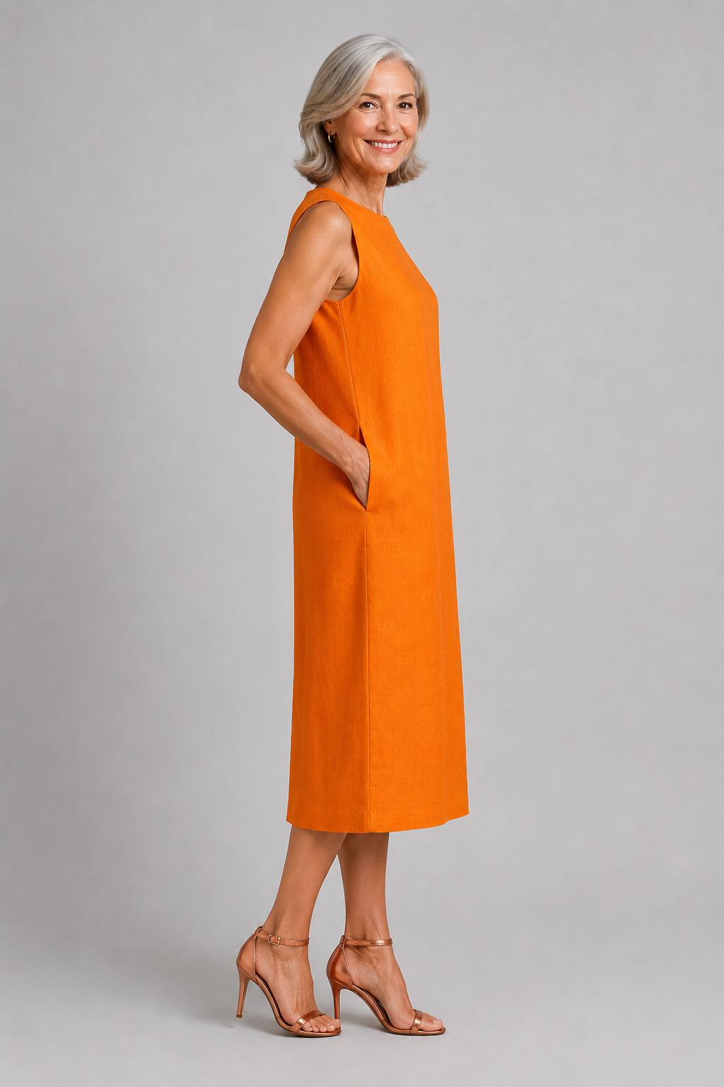 Maureen™ Midi Dress with pockets
