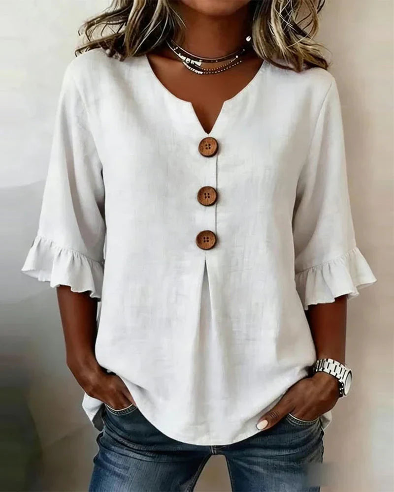 Sofia Solid Blouse