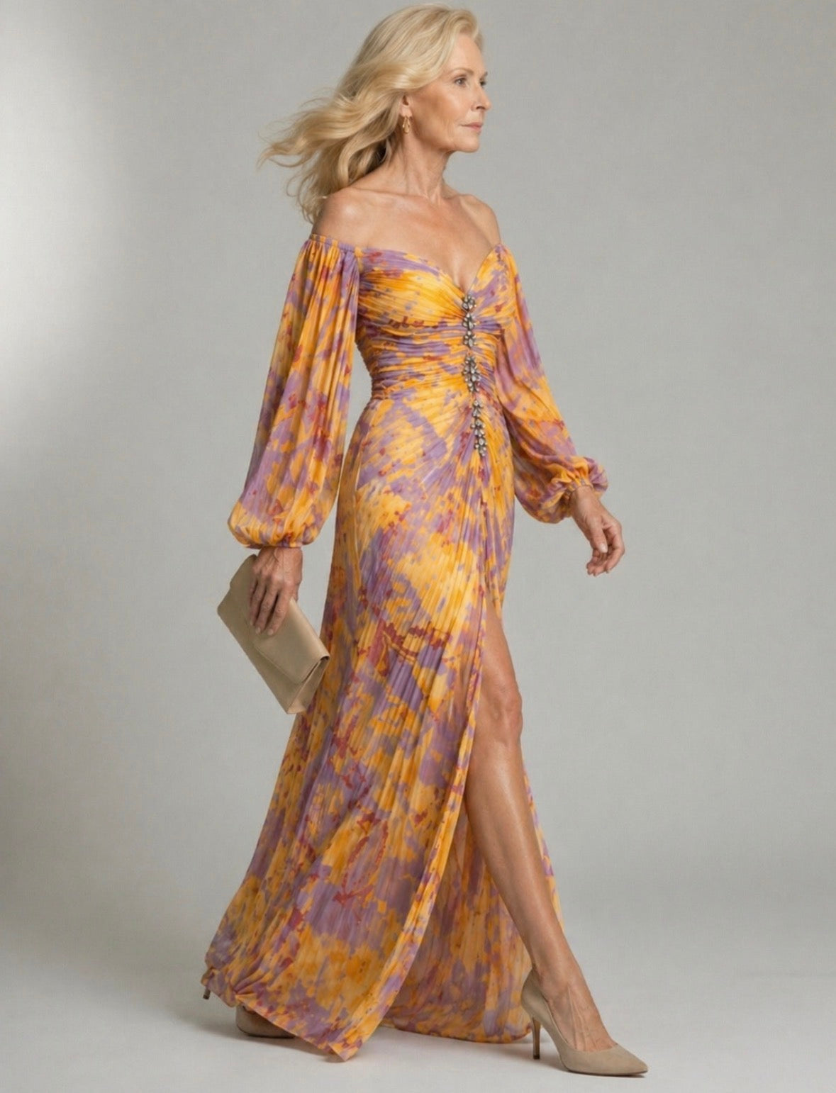 Stella & Grace™ | Elegant Dress with V-Neck