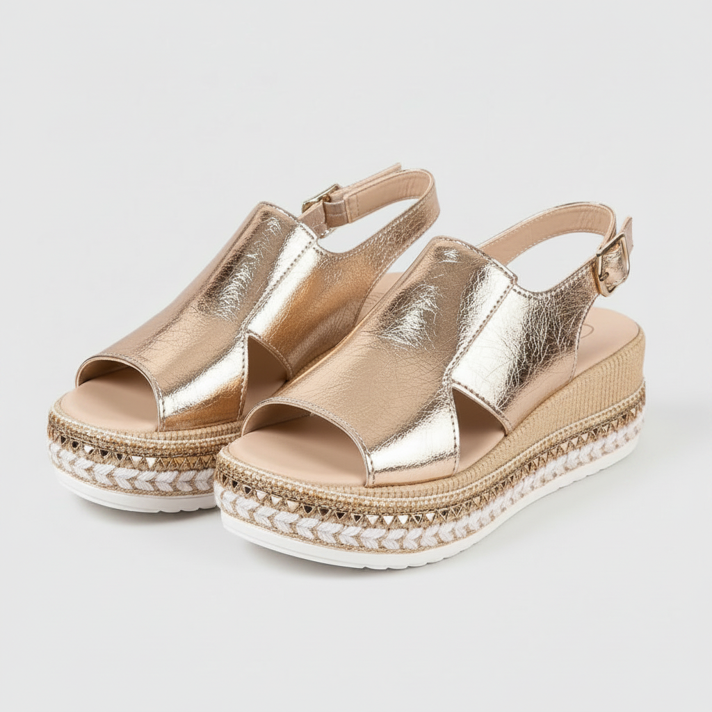 Veronica | Orthopedic Sandals (Gold)