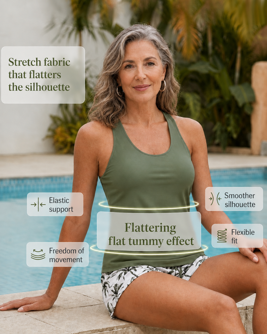 Maren | 3-Piece Tankini, Bikini & Cover-Up Set