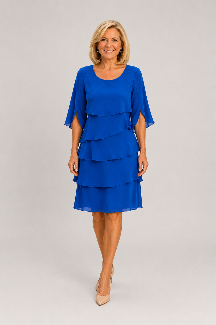 Patricia | Elegant Comfort Ruffle Dress