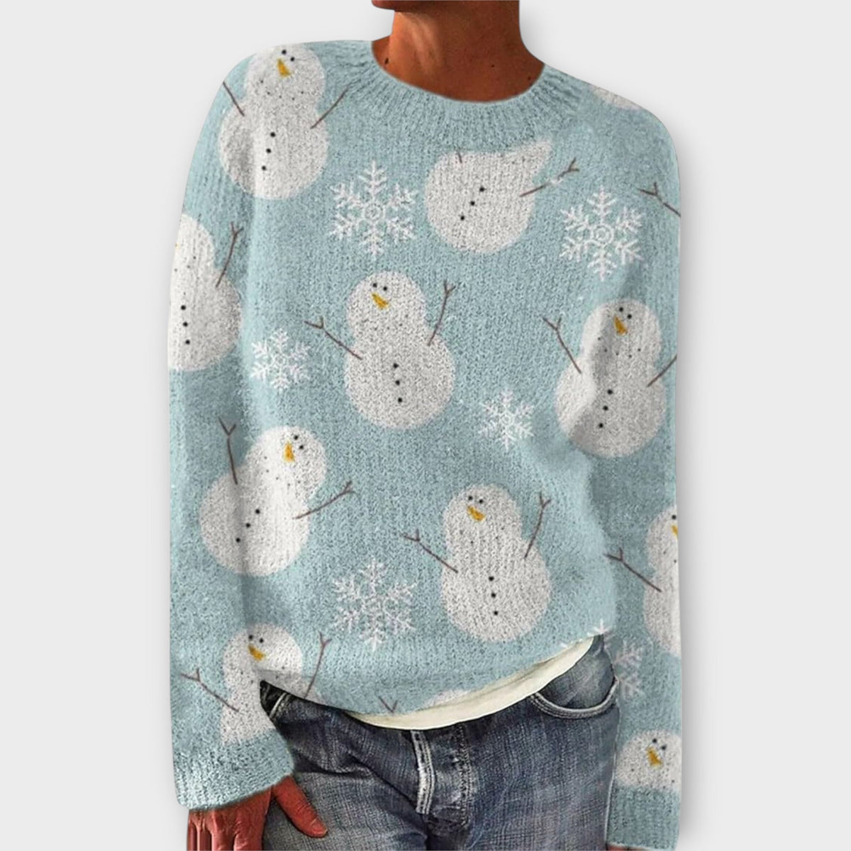 Simara – Cozy Winter Sweatshirt with Pattern
