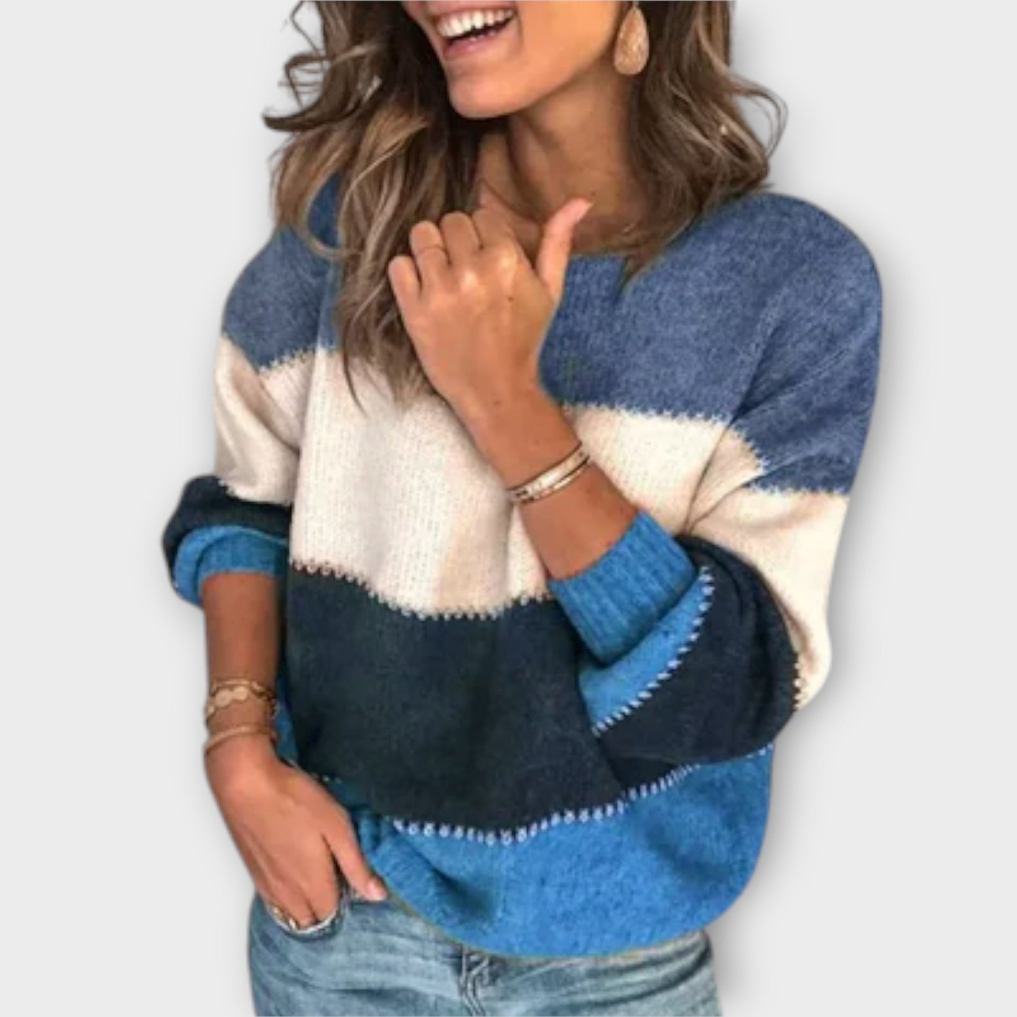 Elissa – Retro Pullover in Soft Knit