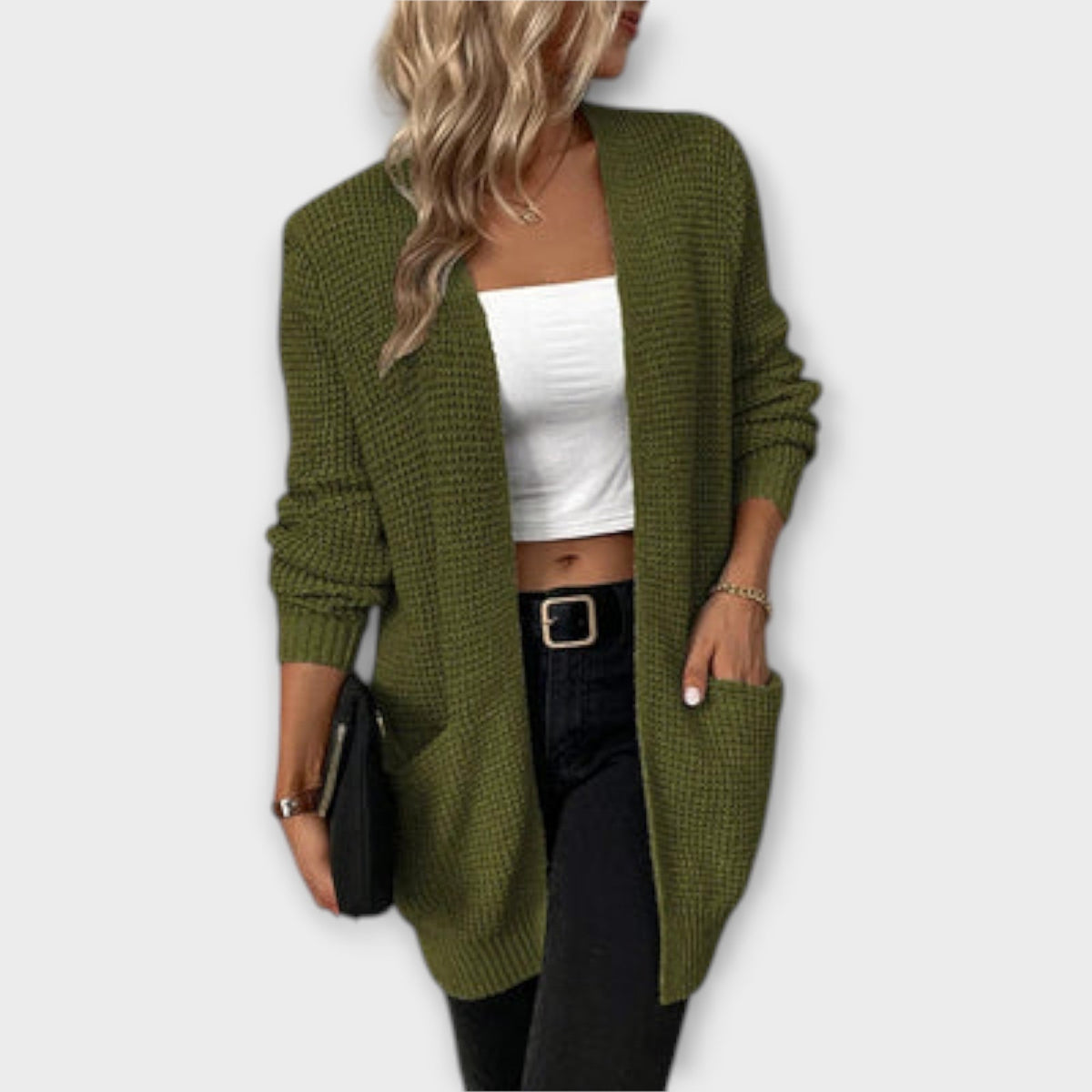Lacy – Knit Cardigan with Pockets