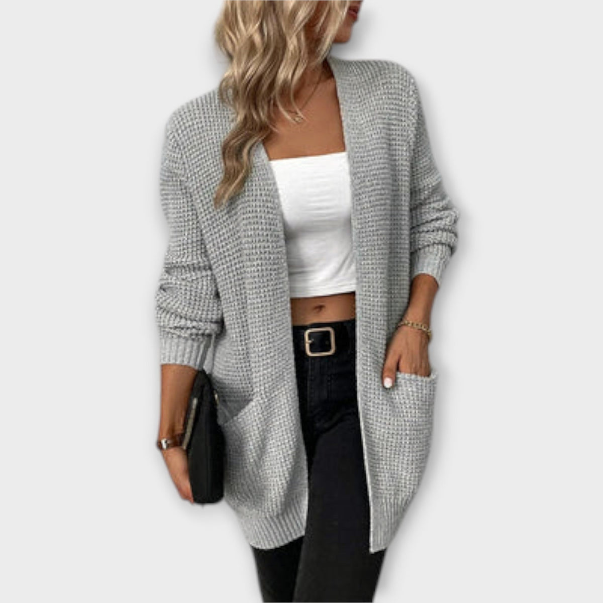 Lacy – Knit Cardigan with Pockets