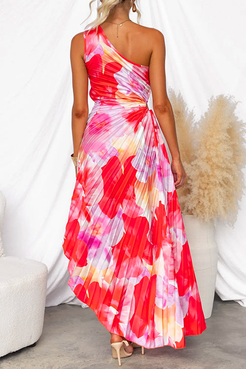 Stella & Grace™ | Pleated One-Shoulder Dress