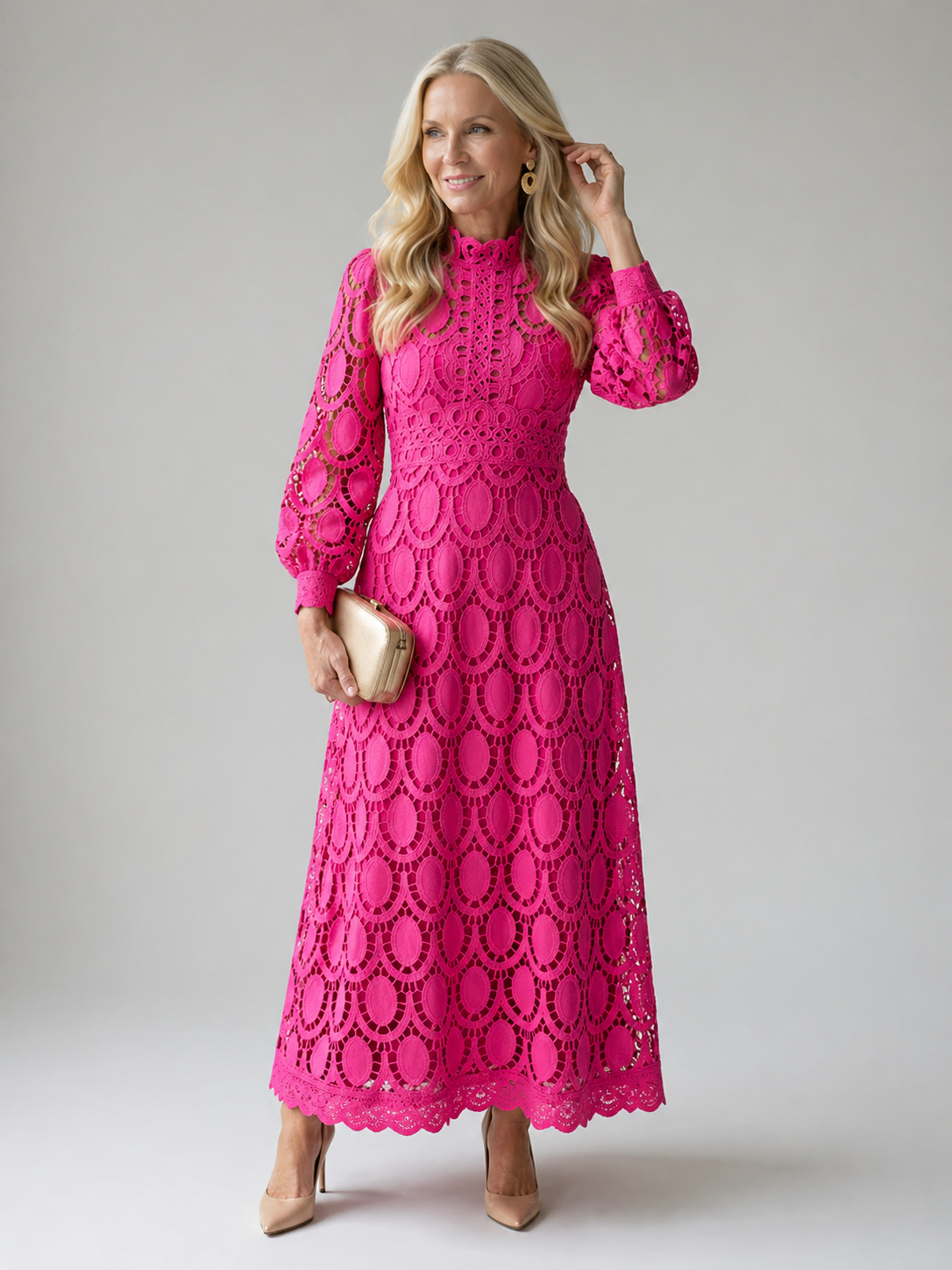 Stella & Grace™ | Lace Midi Dress