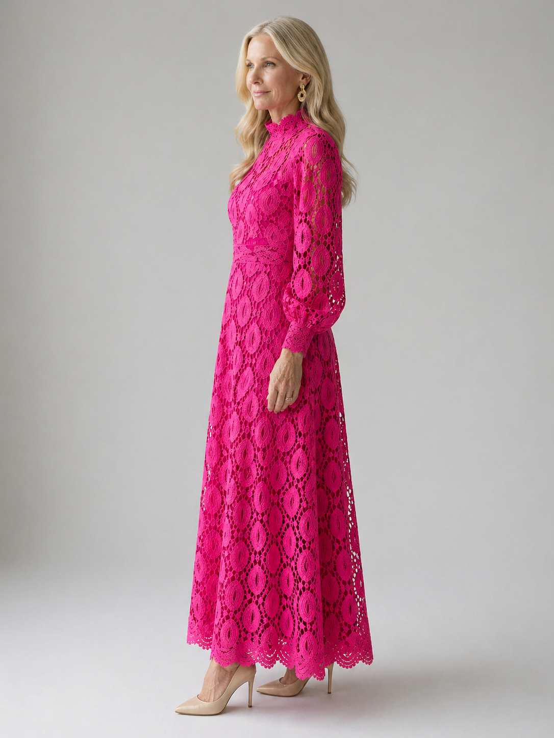 Stella & Grace™ | Lace Midi Dress