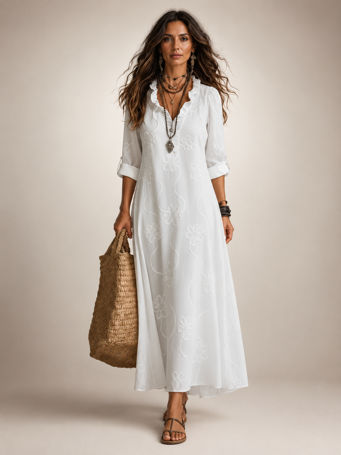 Merle | Floral Tummy-Control Summer Dress