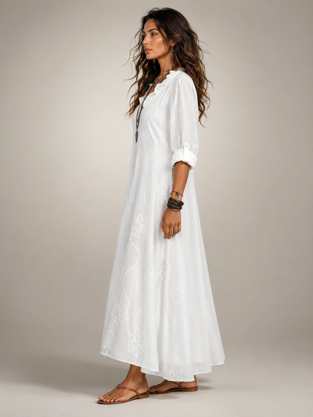 Merle | Floral Tummy-Control Summer Dress