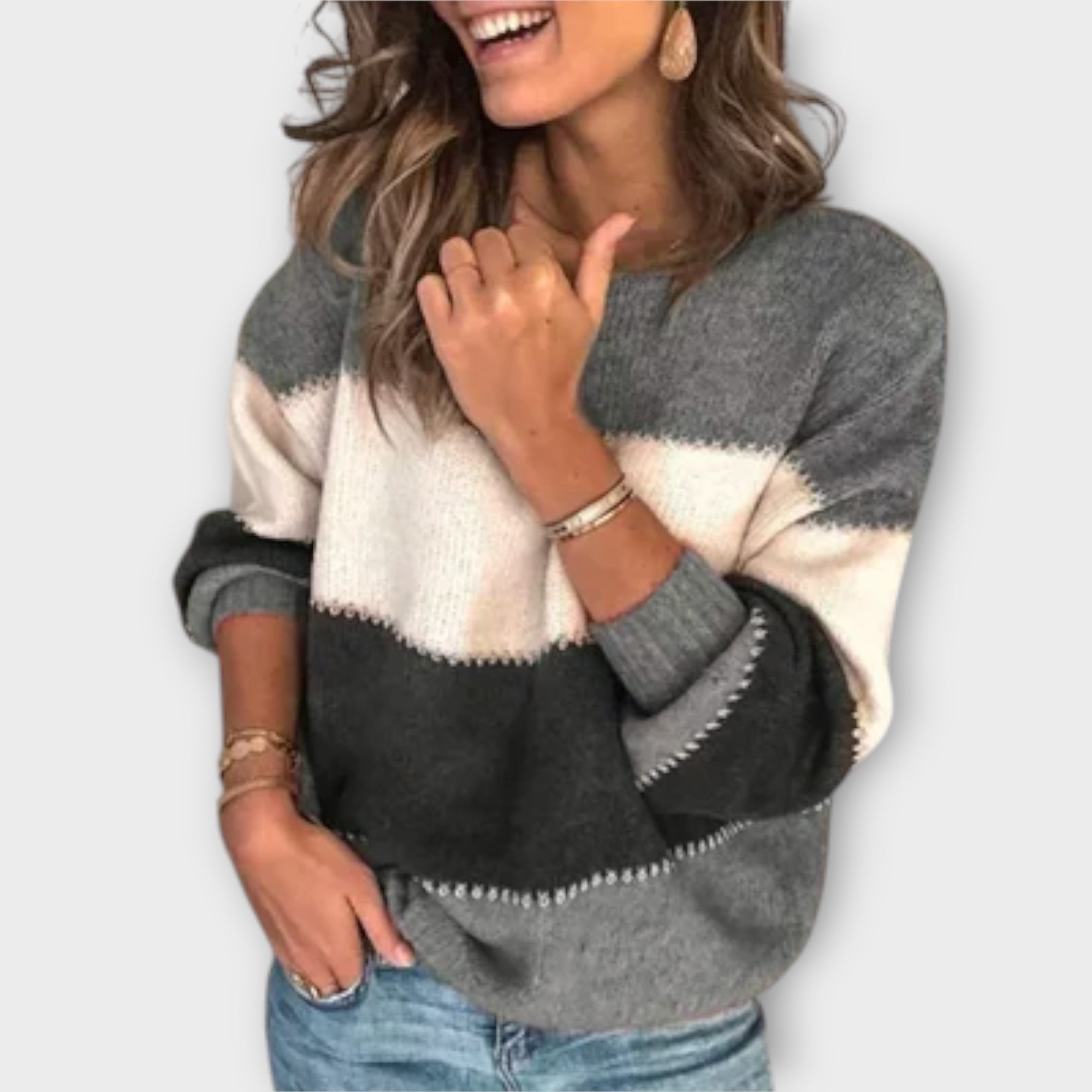 Elissa – Retro Pullover in Soft Knit