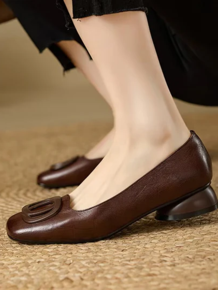 OPIUM | Leather Ballet Flats