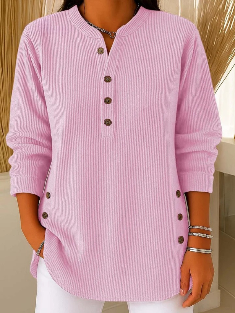 Nieves | Henley Button Tunic