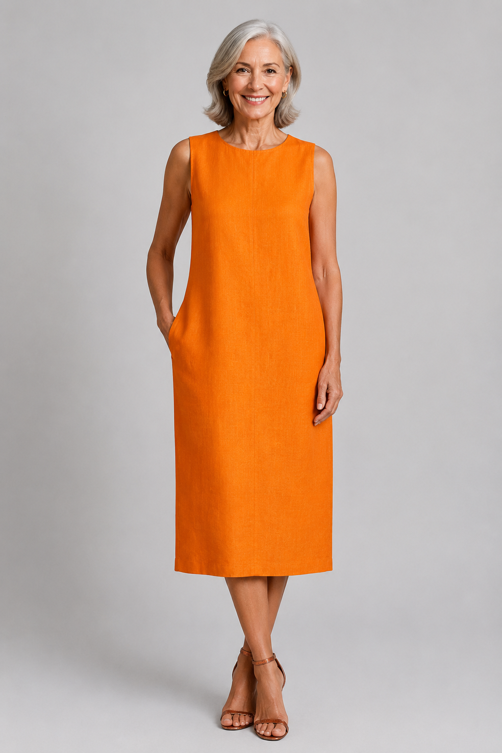 Maureen™ Midi Dress with pockets
