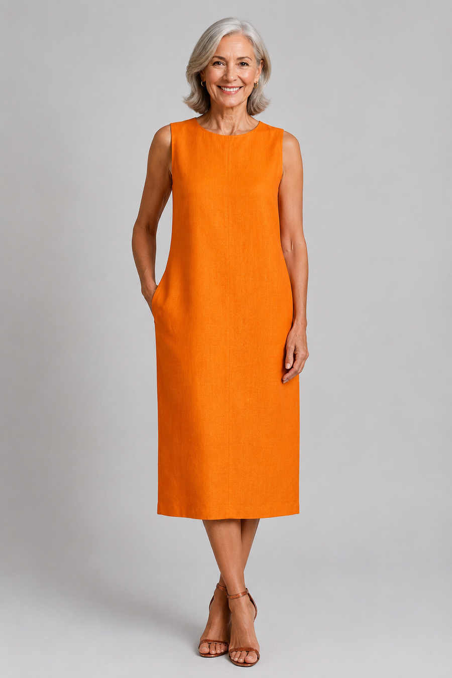 Maureen™ Midi Dress with pockets