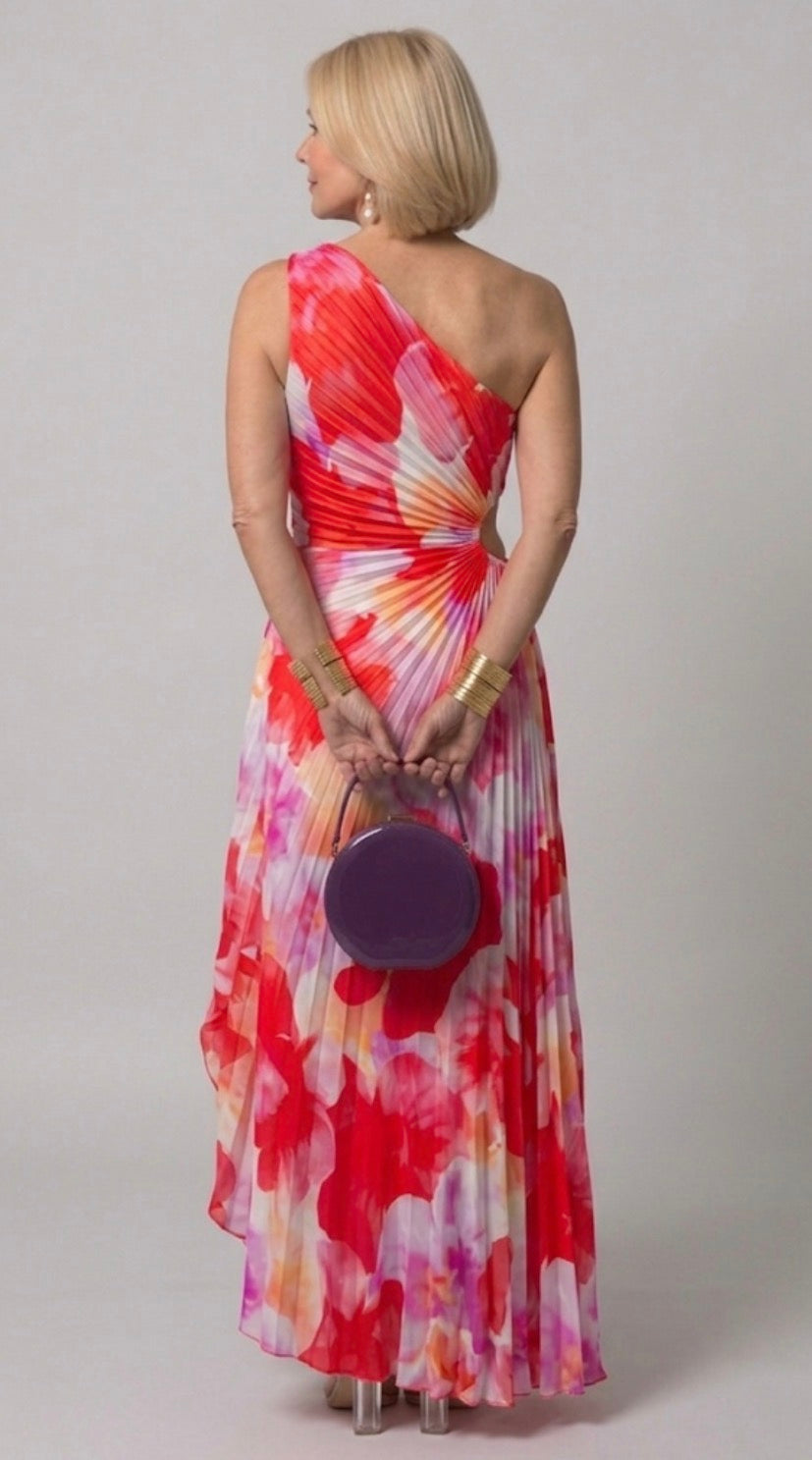 Stella & Grace™ | Pleated One-Shoulder Dress