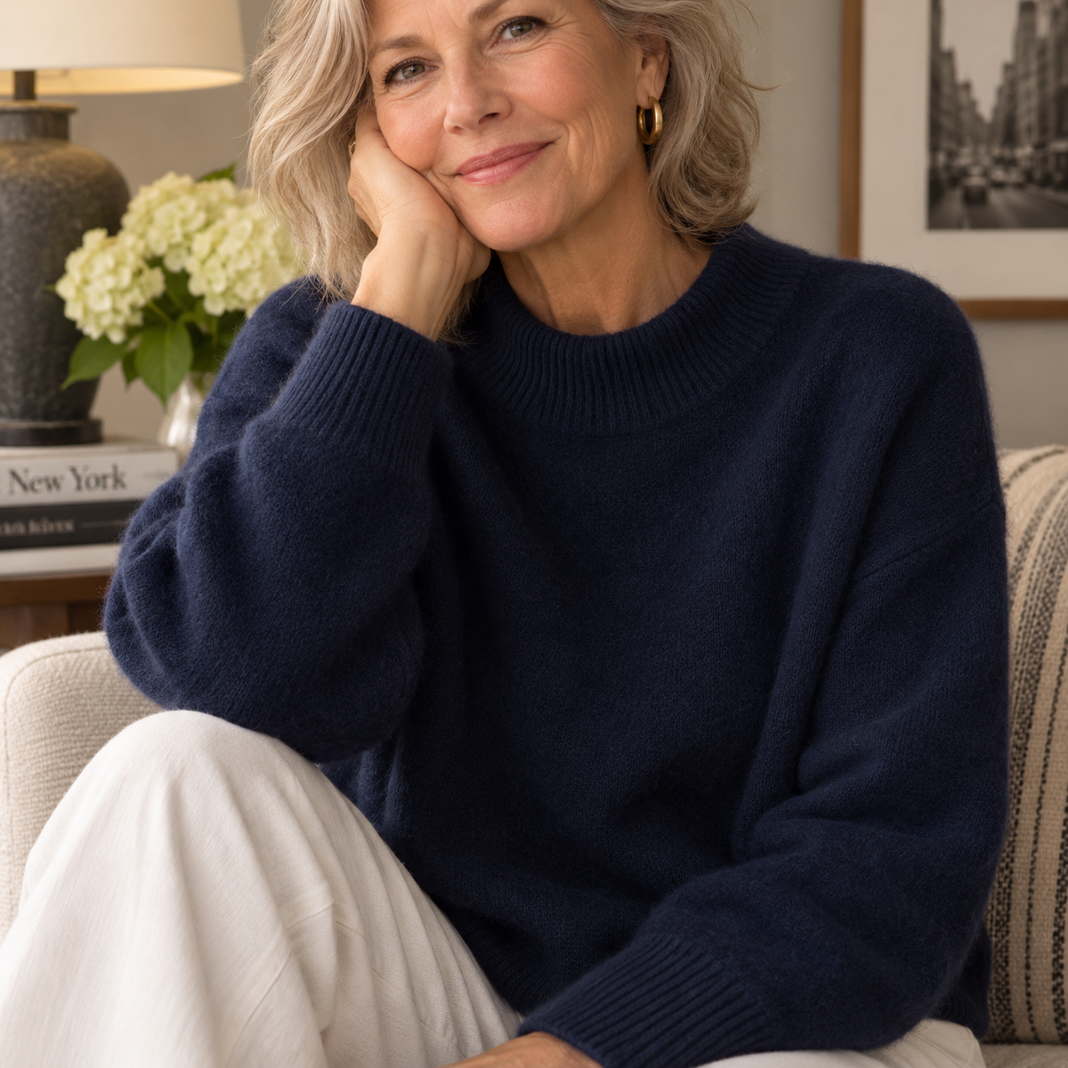 Bellamy | Cashmere-Blend Mock Neck Sweater