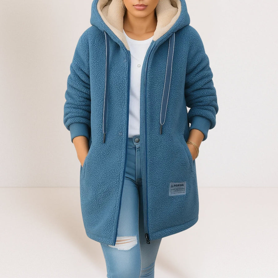 Zosia - Cozy Hooded Fleece Jacket
