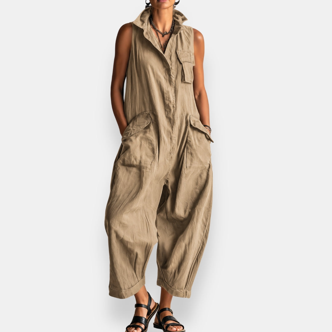 Fulvia | Sleeveless Freedom Jumpsuit