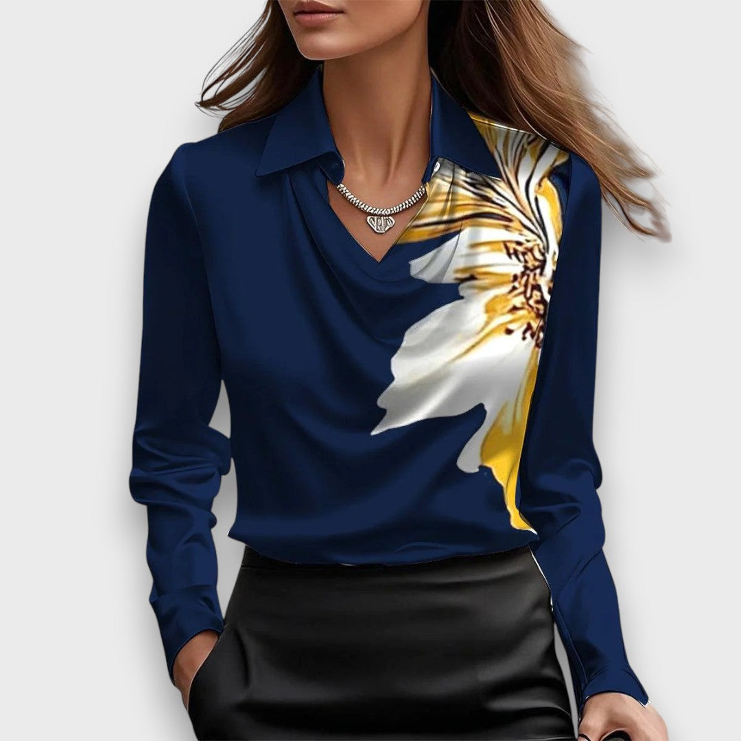 Melvine – Blouse with draping