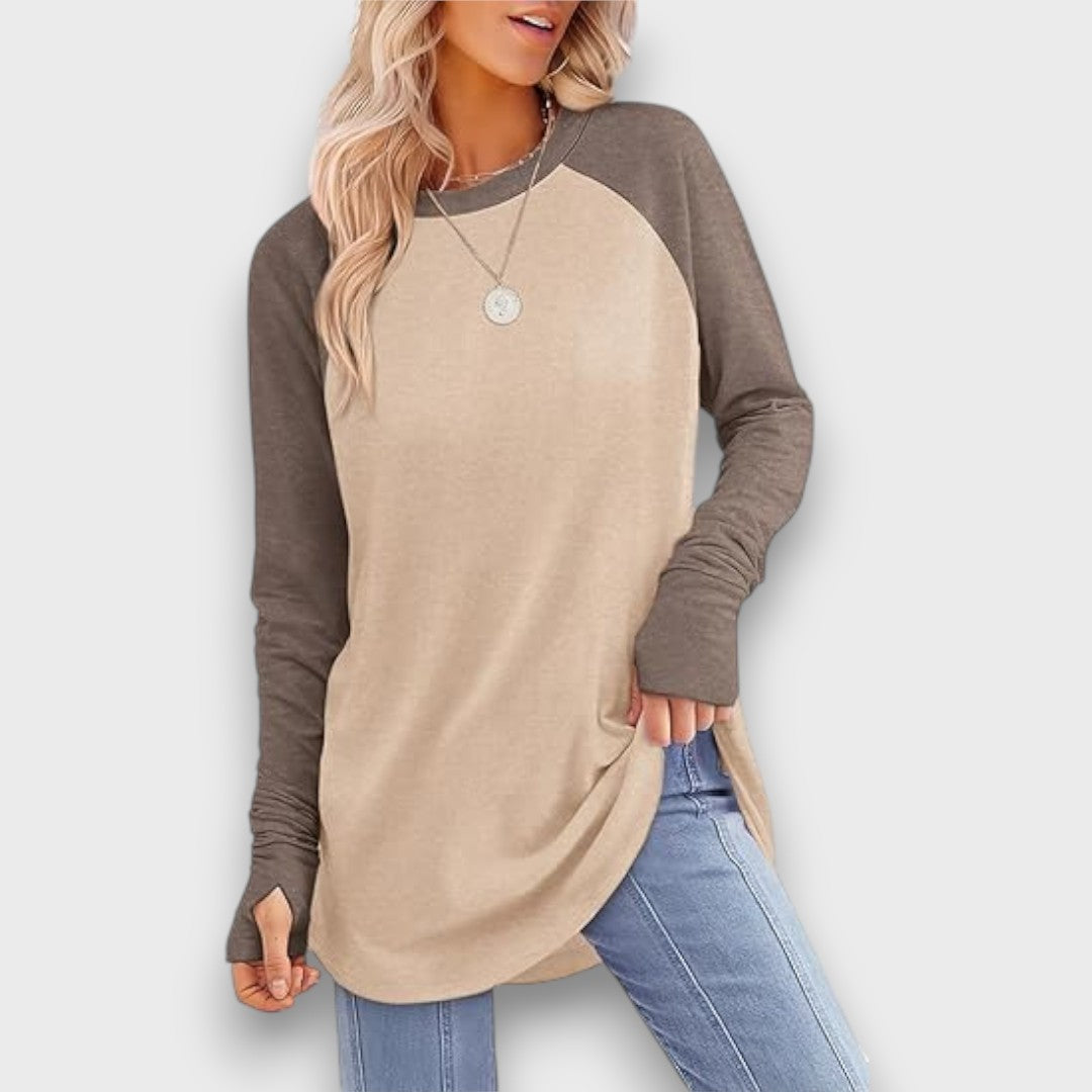 Riona – Long sleeve tunic top