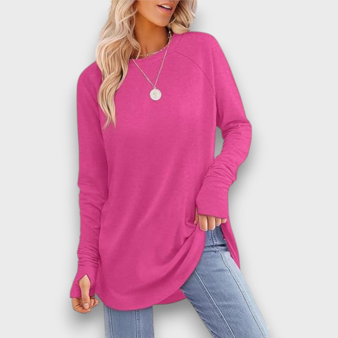 Riona – Long sleeve tunic top