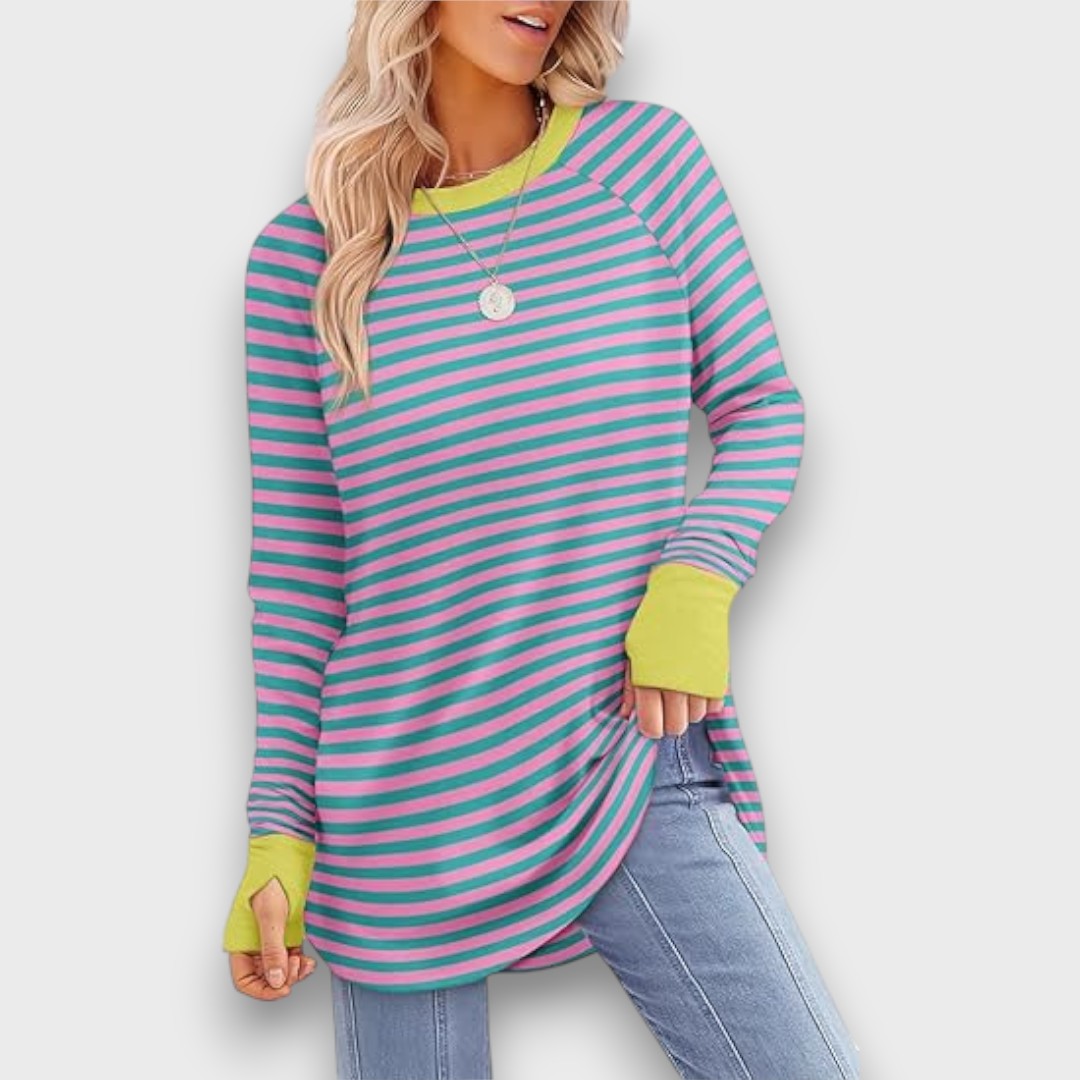 Riona – Long sleeve tunic top