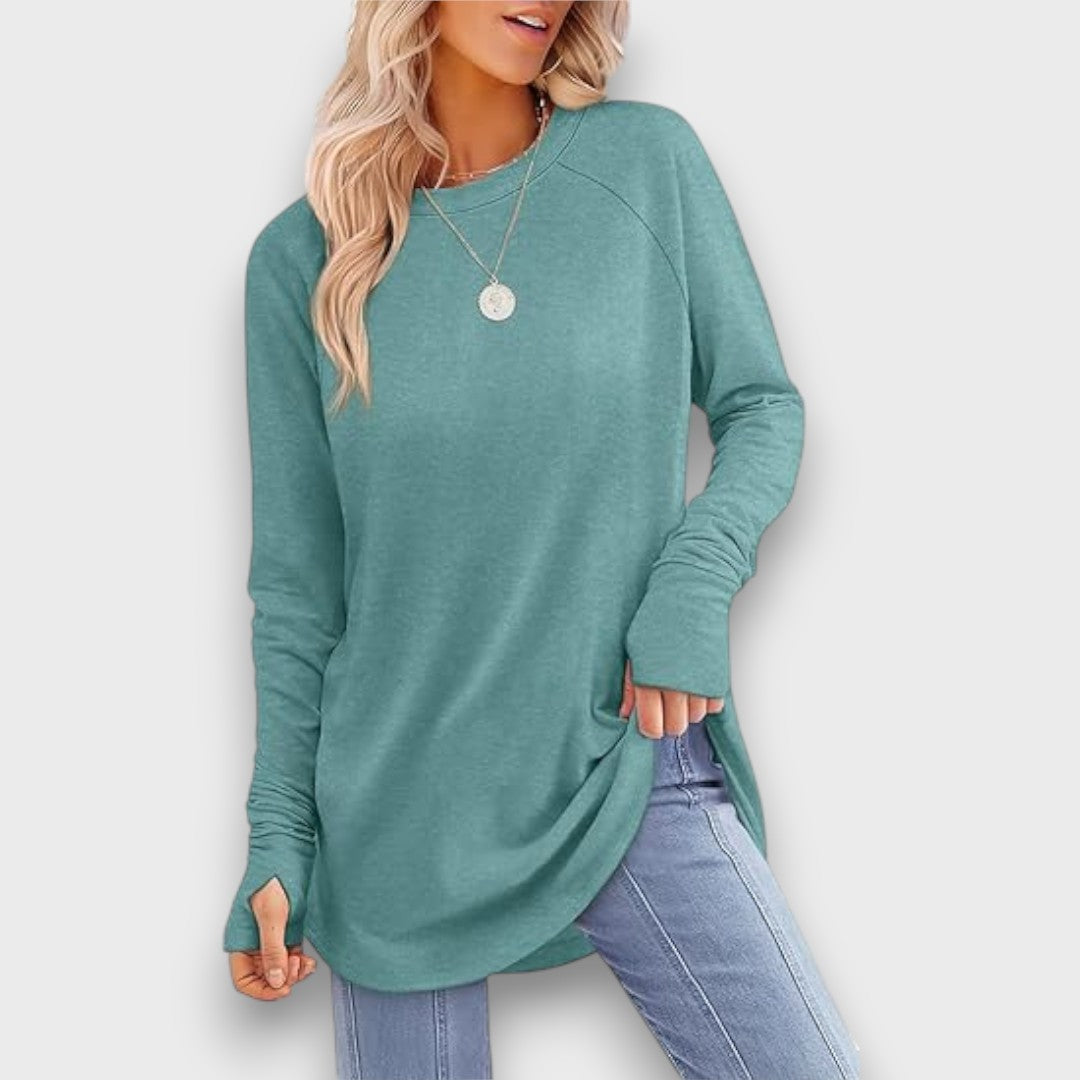 Riona – Long sleeve tunic top