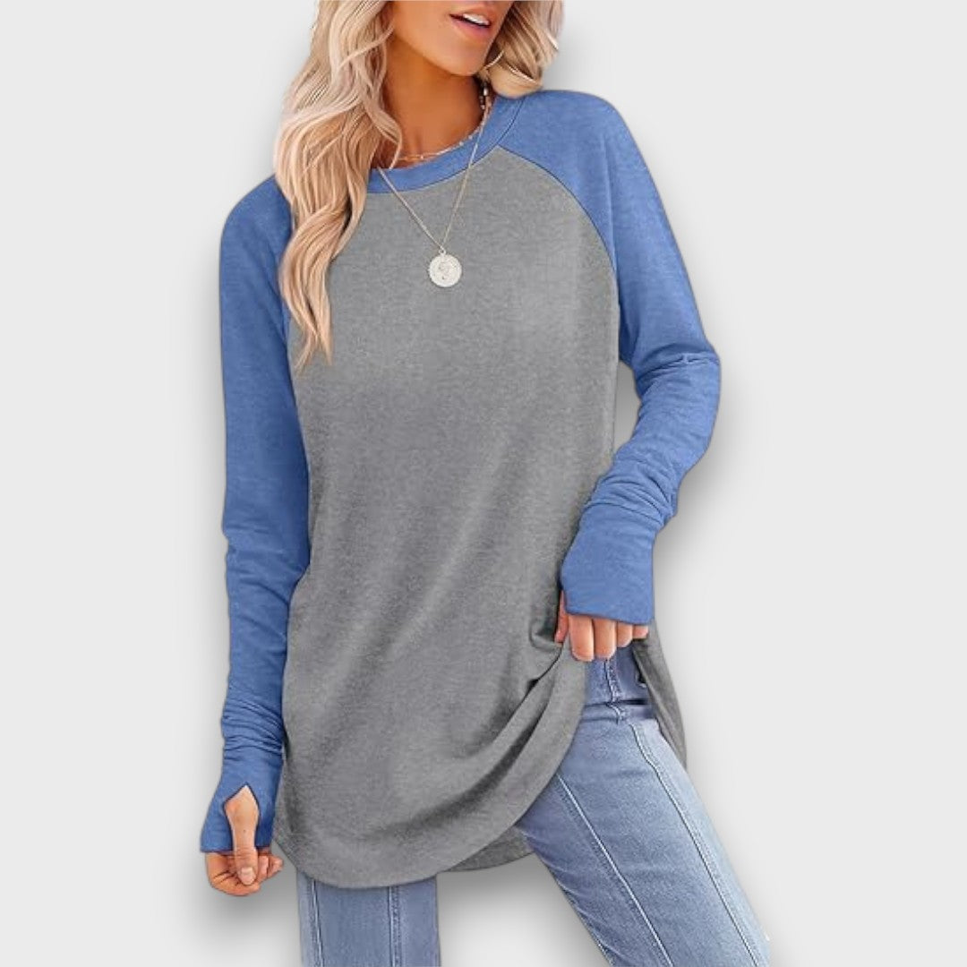 Riona – Long sleeve tunic top