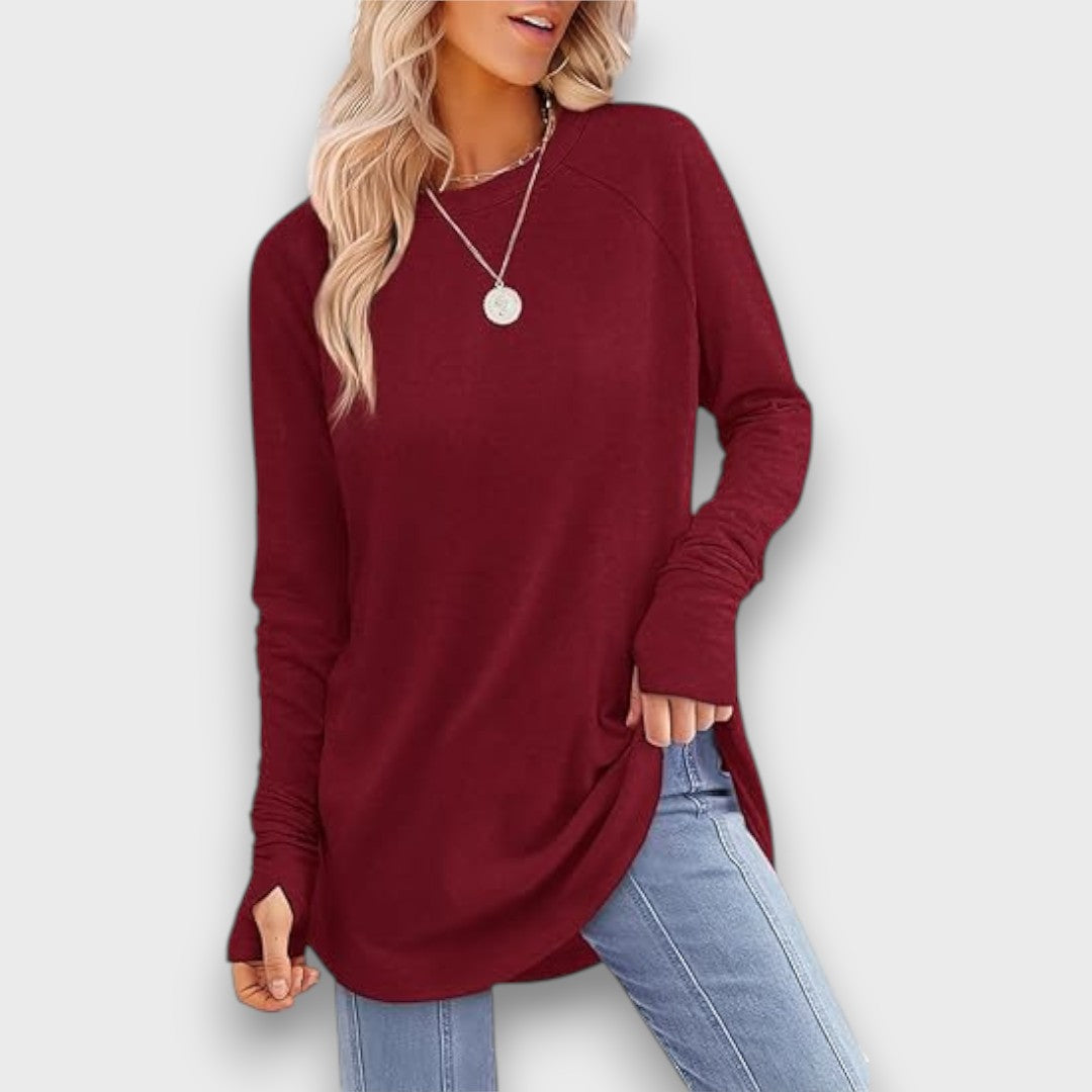 Riona – Long sleeve tunic top