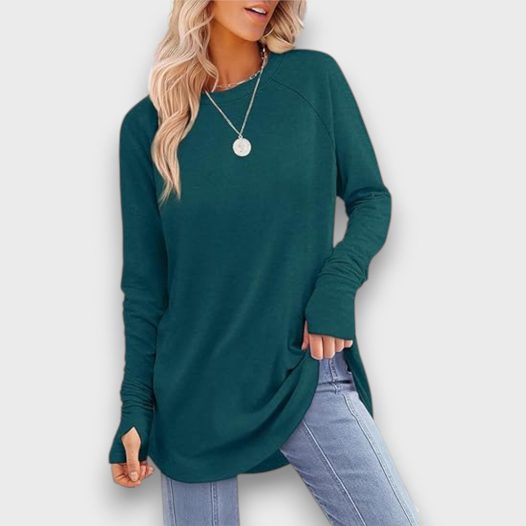 Riona – Long sleeve tunic top