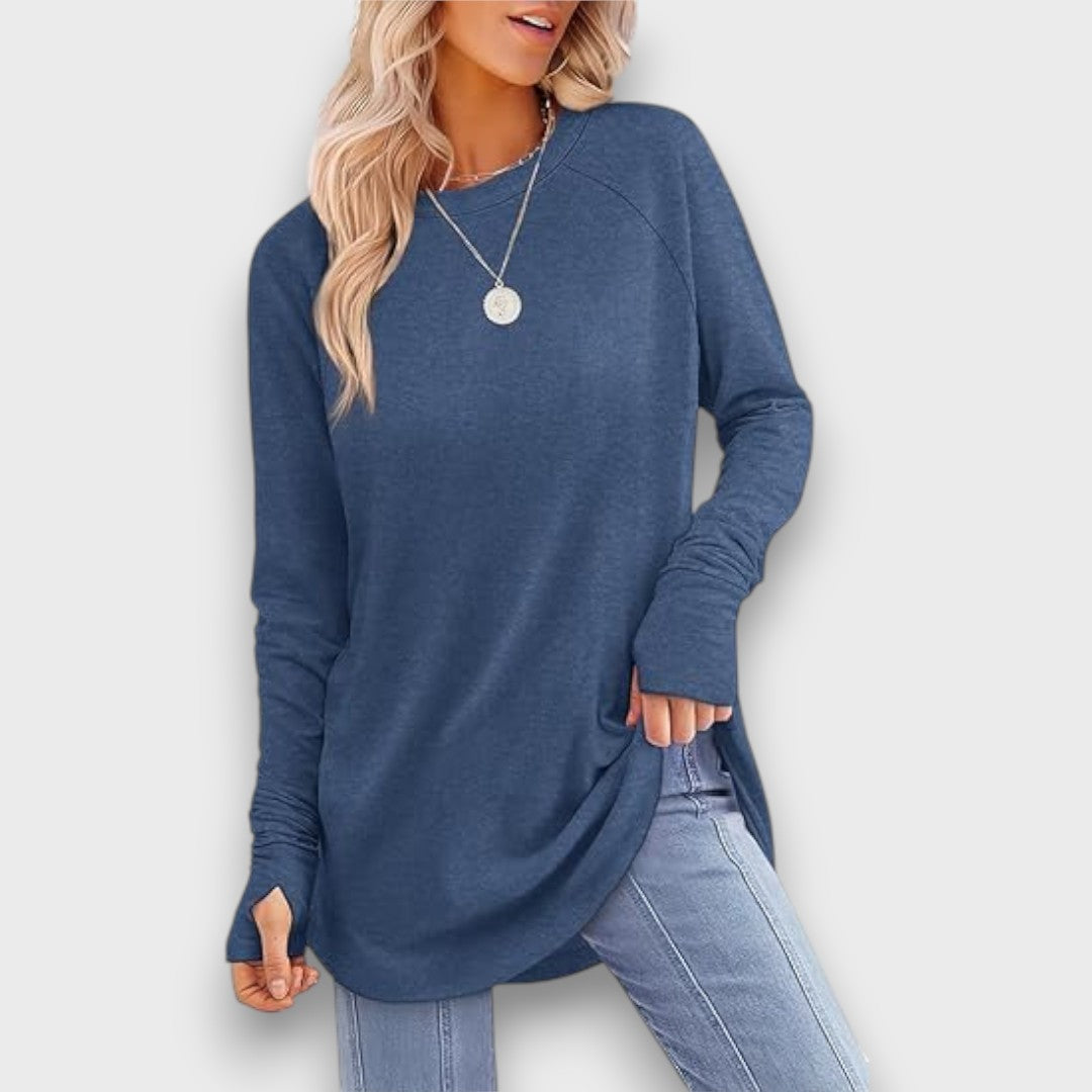 Riona – Long sleeve tunic top