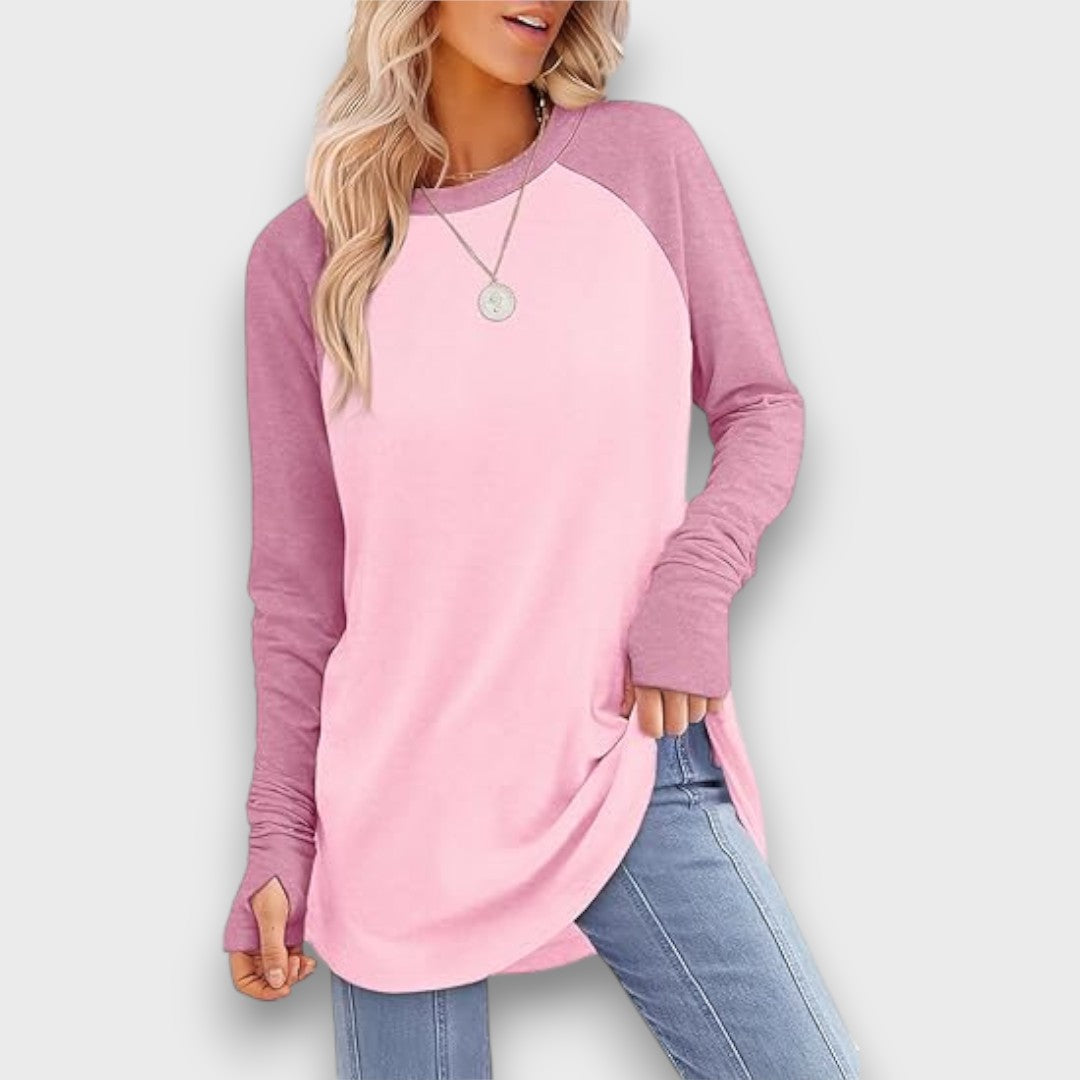 Riona – Long sleeve tunic top
