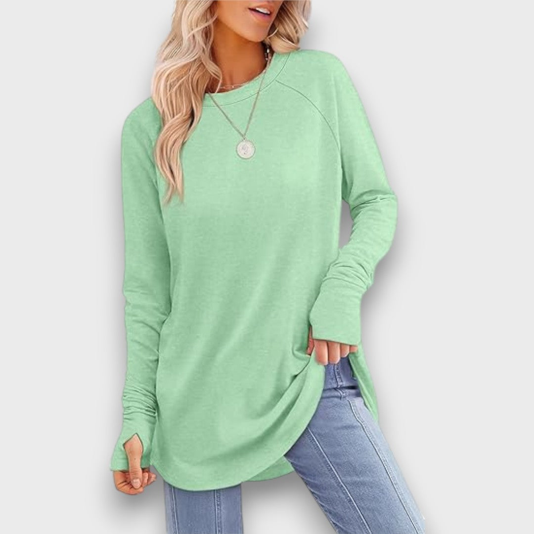Riona – Long sleeve tunic top