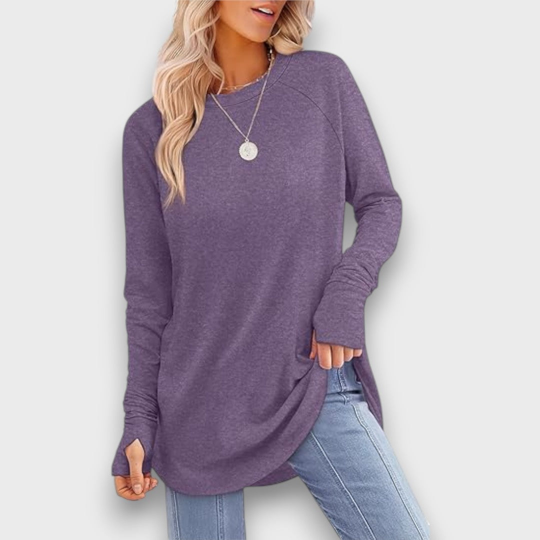 Riona – Long sleeve tunic top