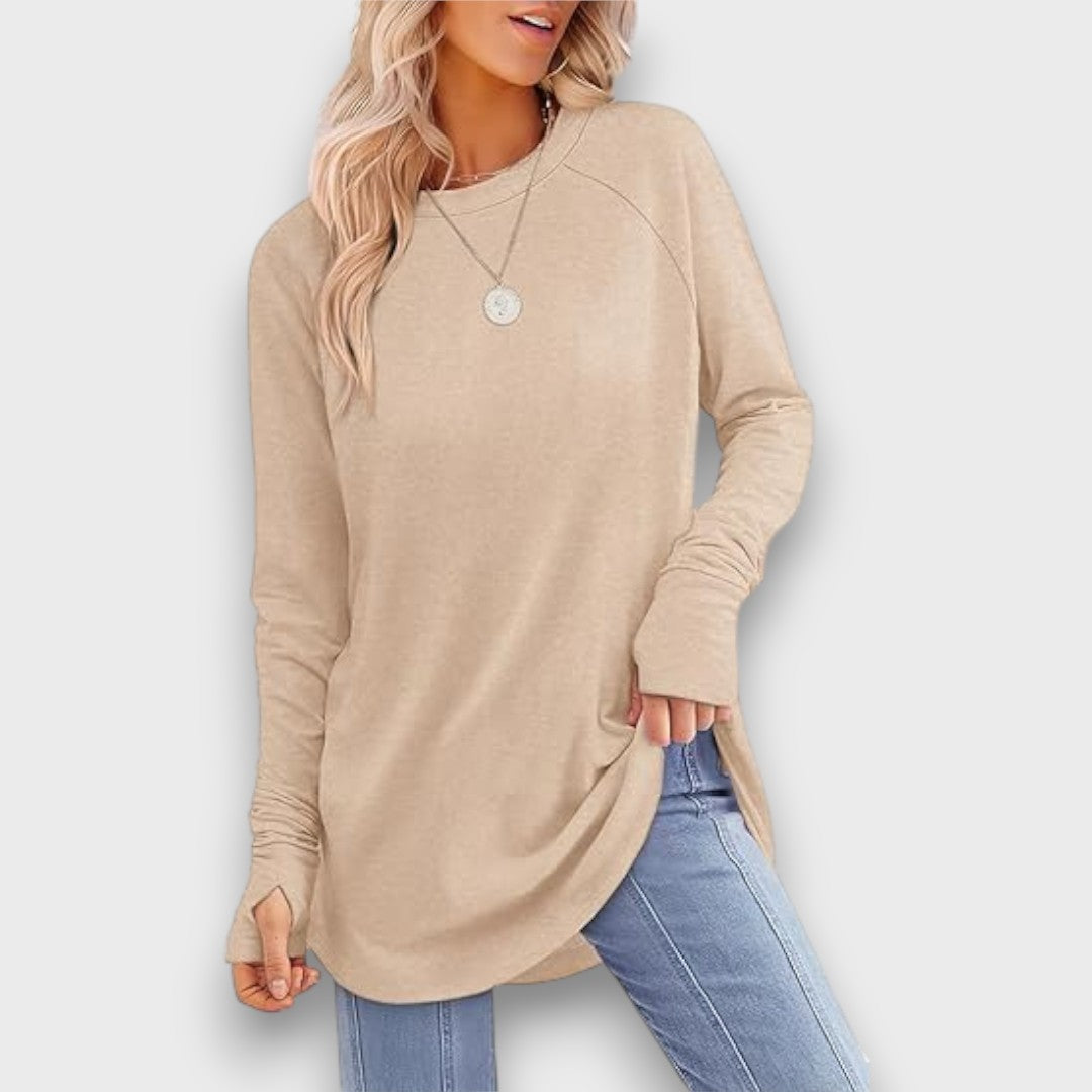 Riona – Long sleeve tunic top
