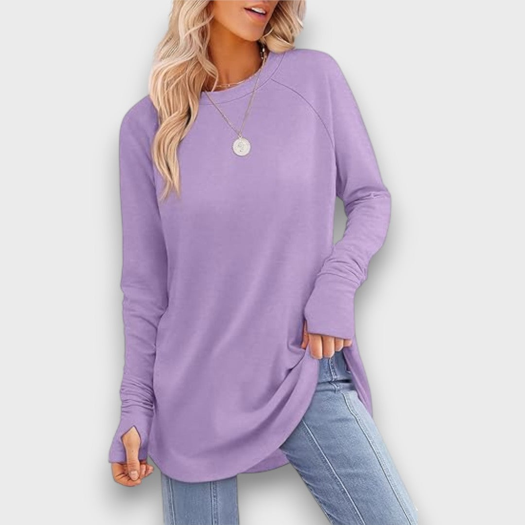 Riona – Long sleeve tunic top