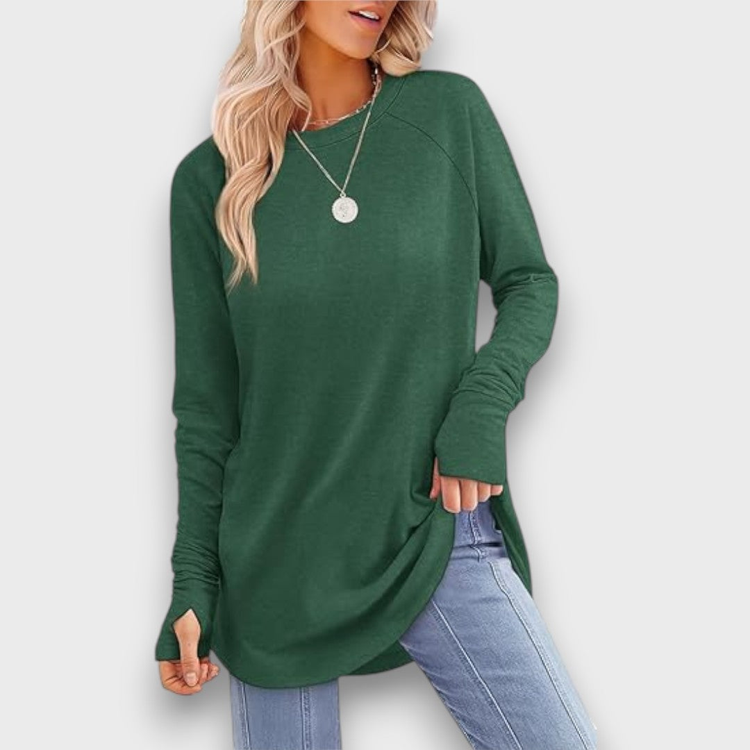 Riona – Long sleeve tunic top