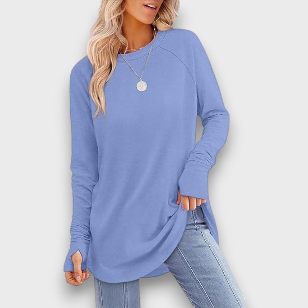 Riona – Long sleeve tunic top
