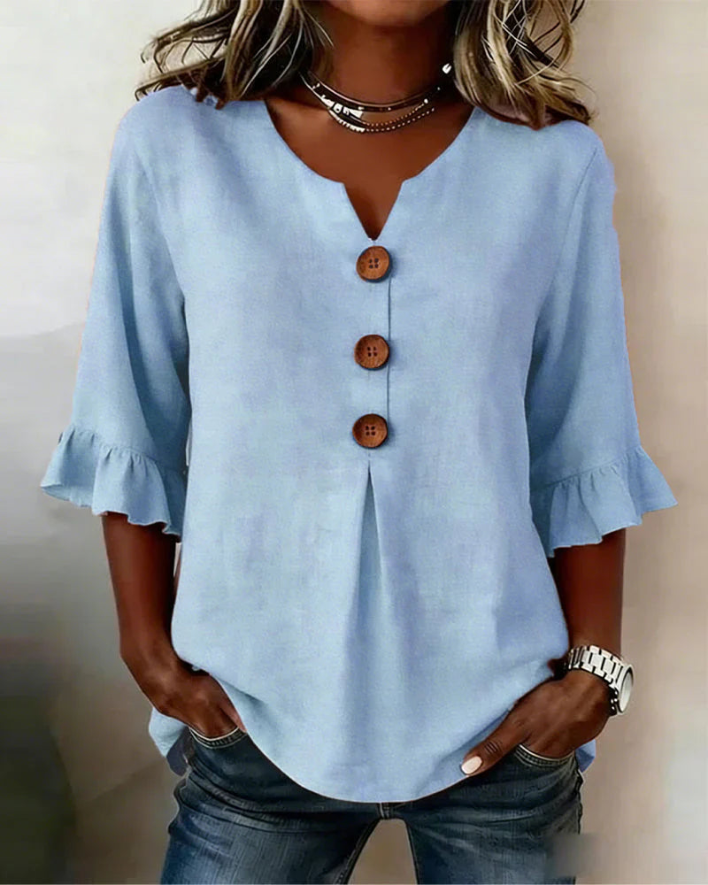 Sofia Solid Blouse