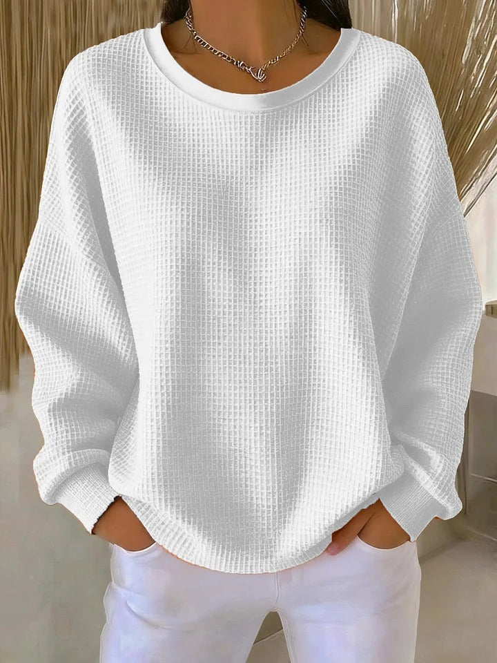 Nuria | Classic Waffle Knit Jumper