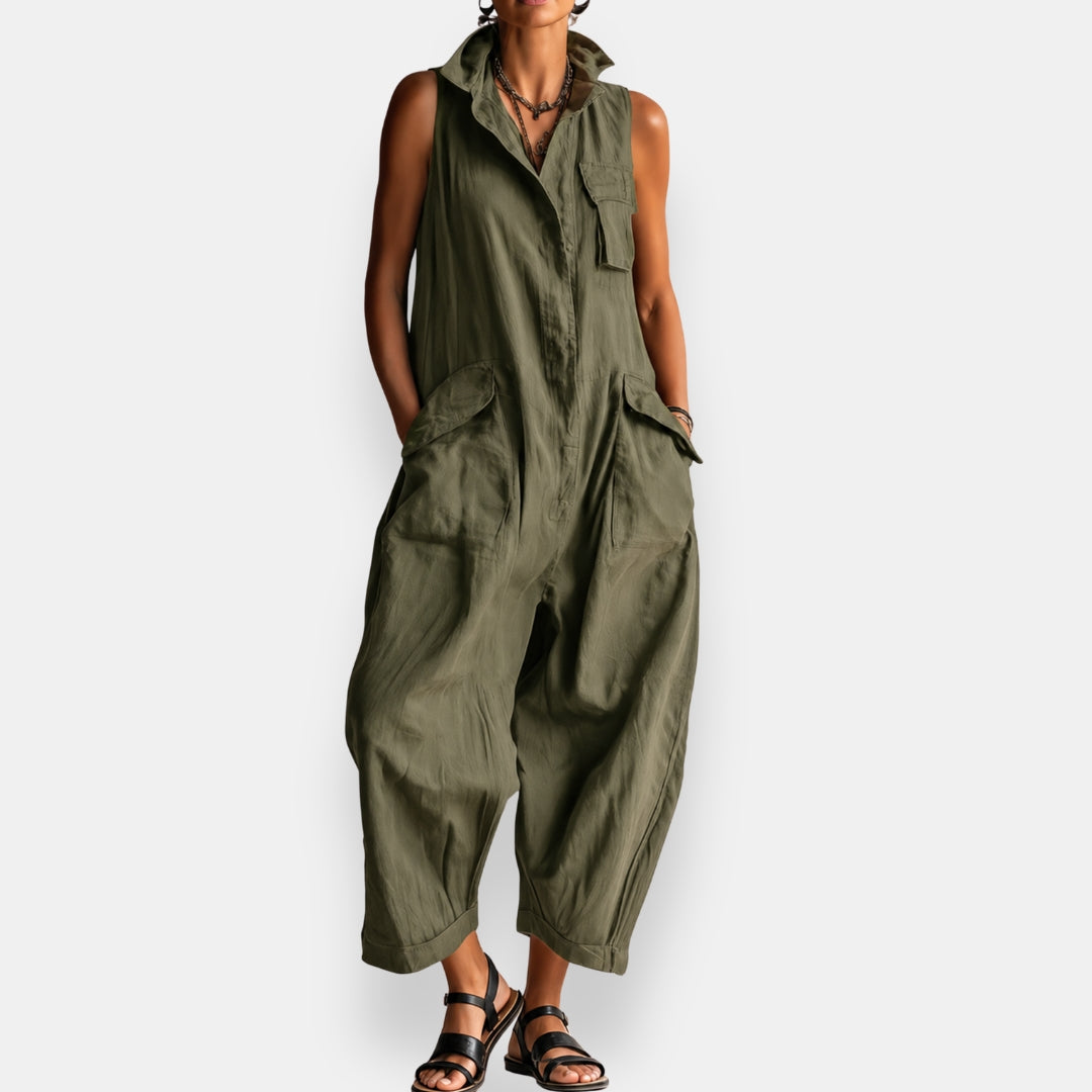 Fulvia | Sleeveless Freedom Jumpsuit