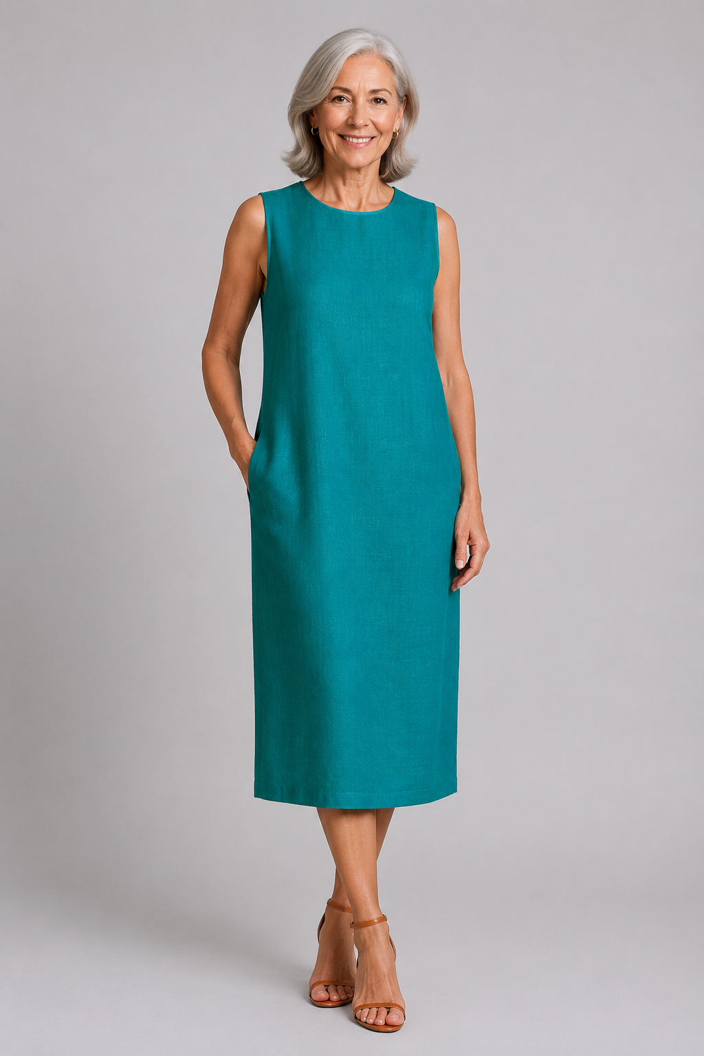 Maureen™ Midi Dress with pockets