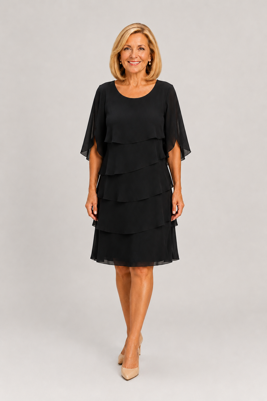 Patricia | Elegant Comfort Ruffle Dress