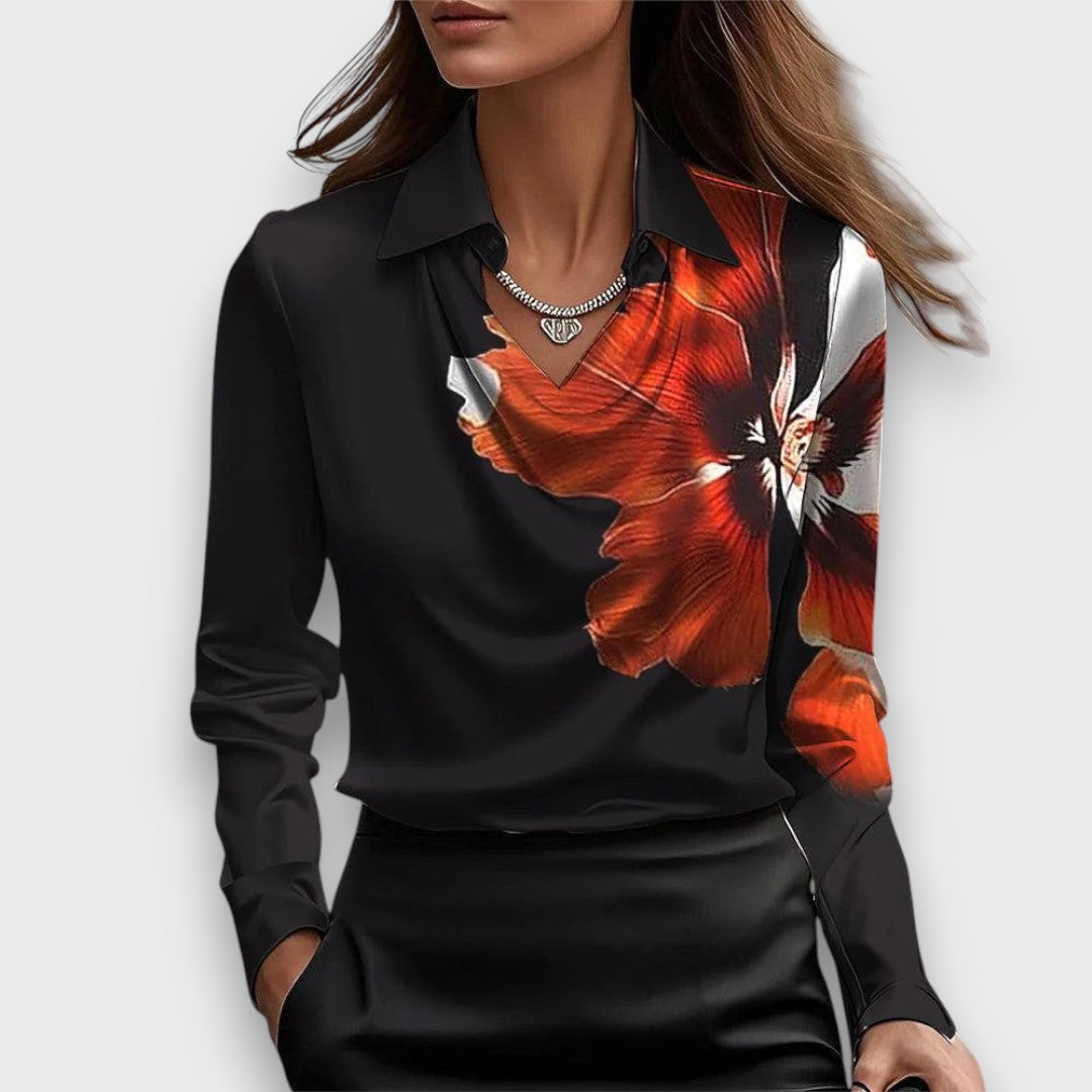 Melvine – Blouse with draping