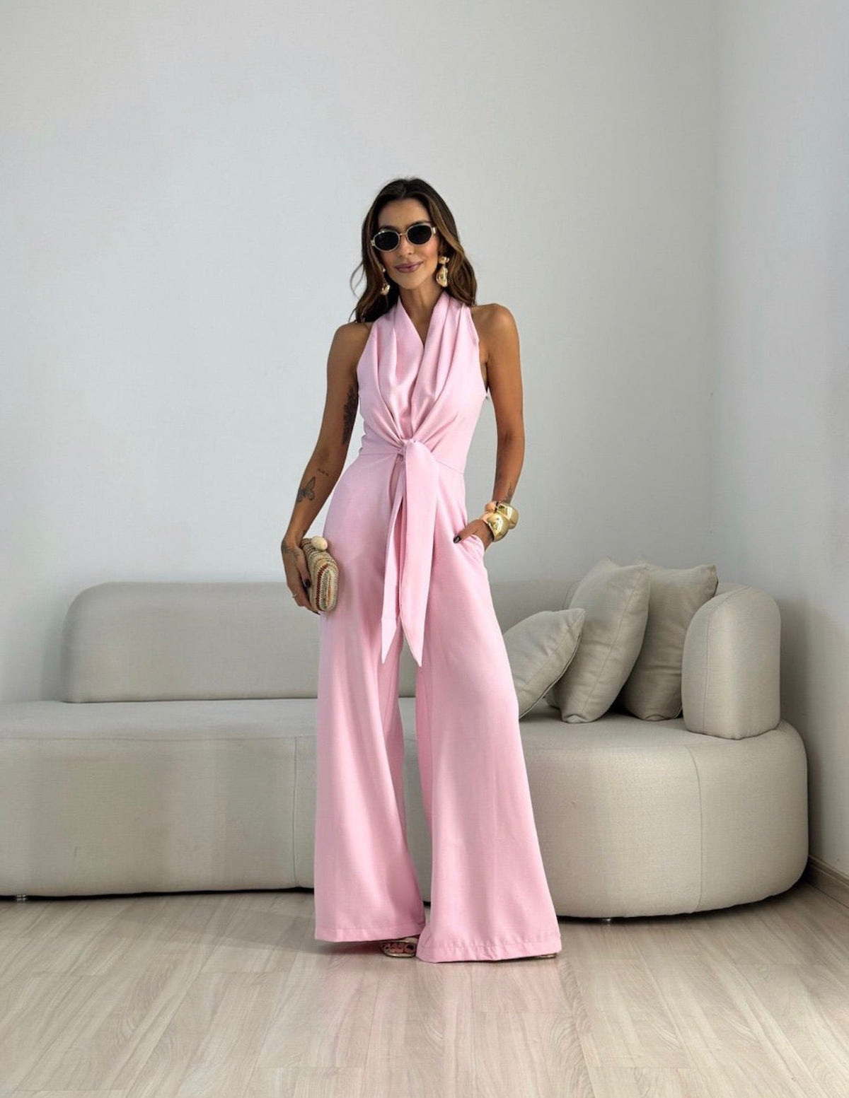 Amara | Elegant Wide-Leg Jumpsuit