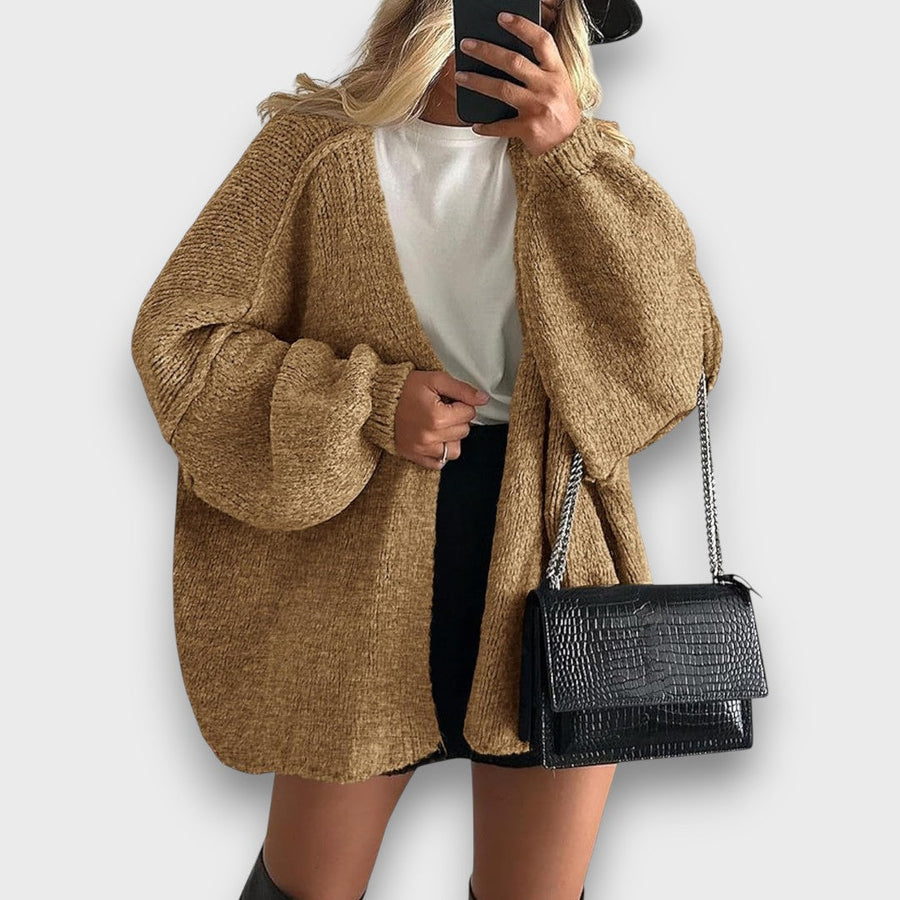 Evonna – Oversized Open Cardigan
