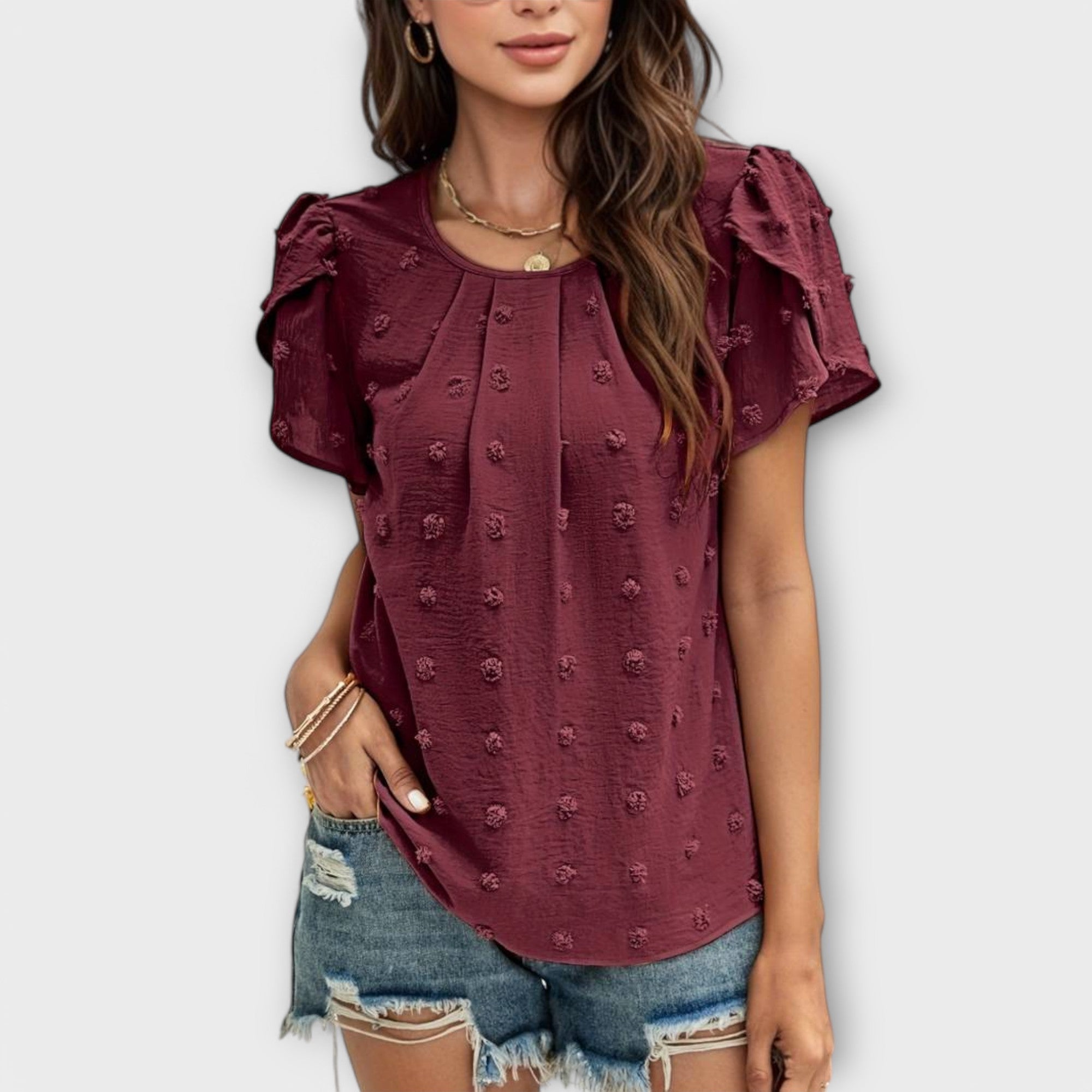 Clarine – The Perfect Polka Dot Blouse