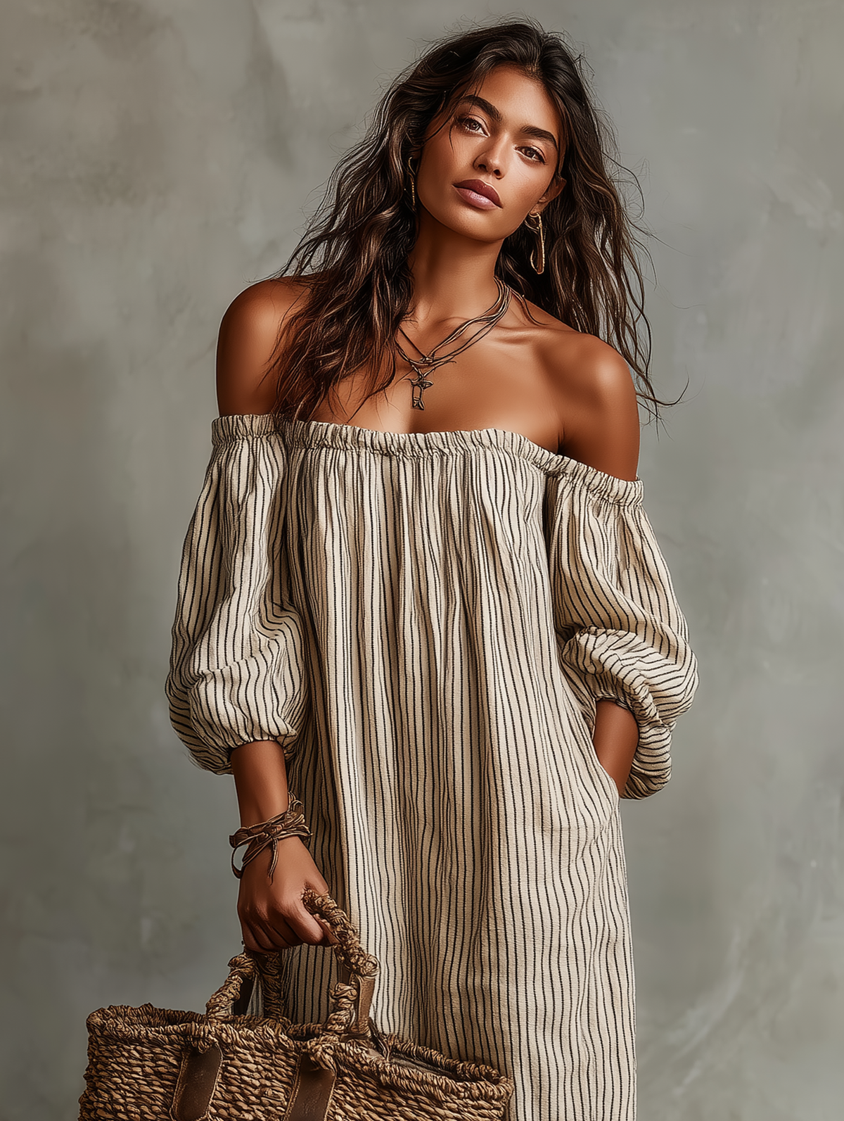 Carmen | Off-the-Shoulder Maxi Dress